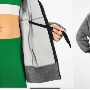 Fabletics grey long sweater. Size small